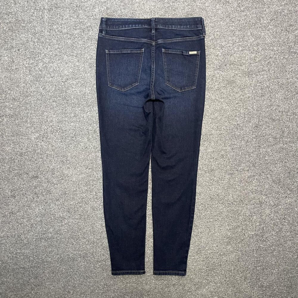 White House Black Market The Everyday Soft Super Skinny Ankle Jeans 6 Dark Wash - Picture 8 of 8